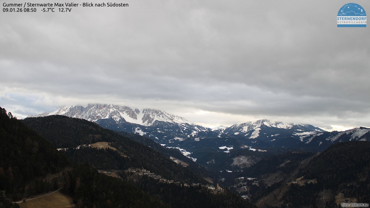 Archiv Foto Webcam Gummer - Sternwarte Max Valier