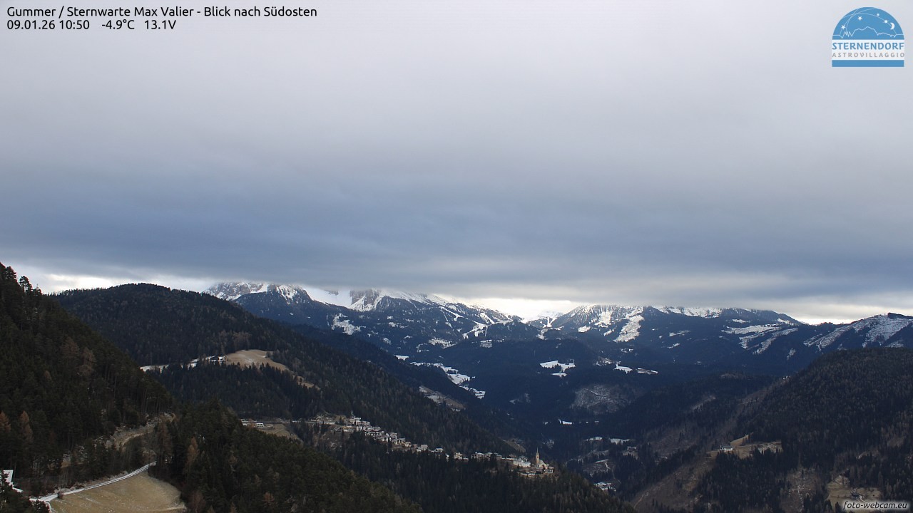 Archived image Webcam Gummer - View to Southeast