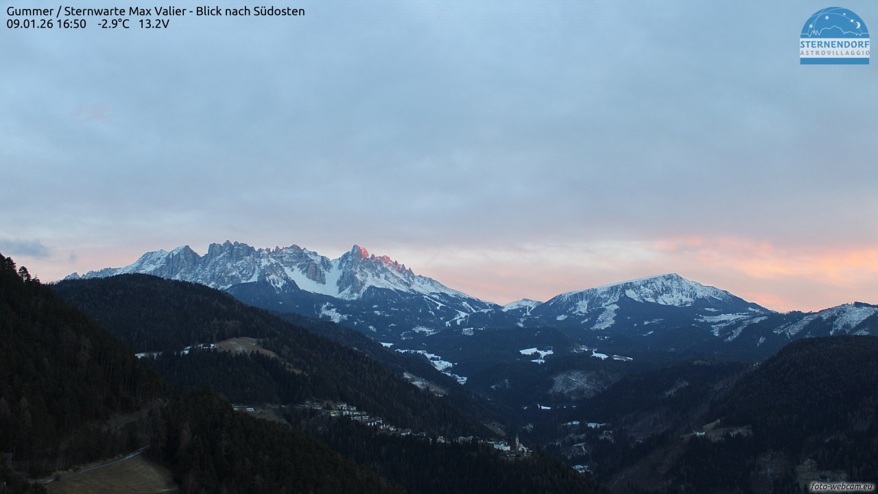 Archiv Foto Webcam Gummer - Sternwarte Max Valier