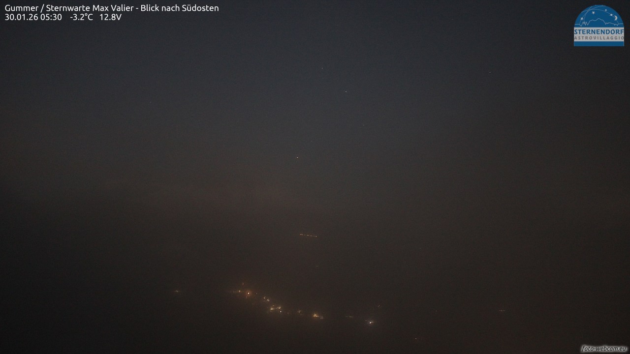 Archiv Foto Webcam Gummer - Sternwarte Max Valier