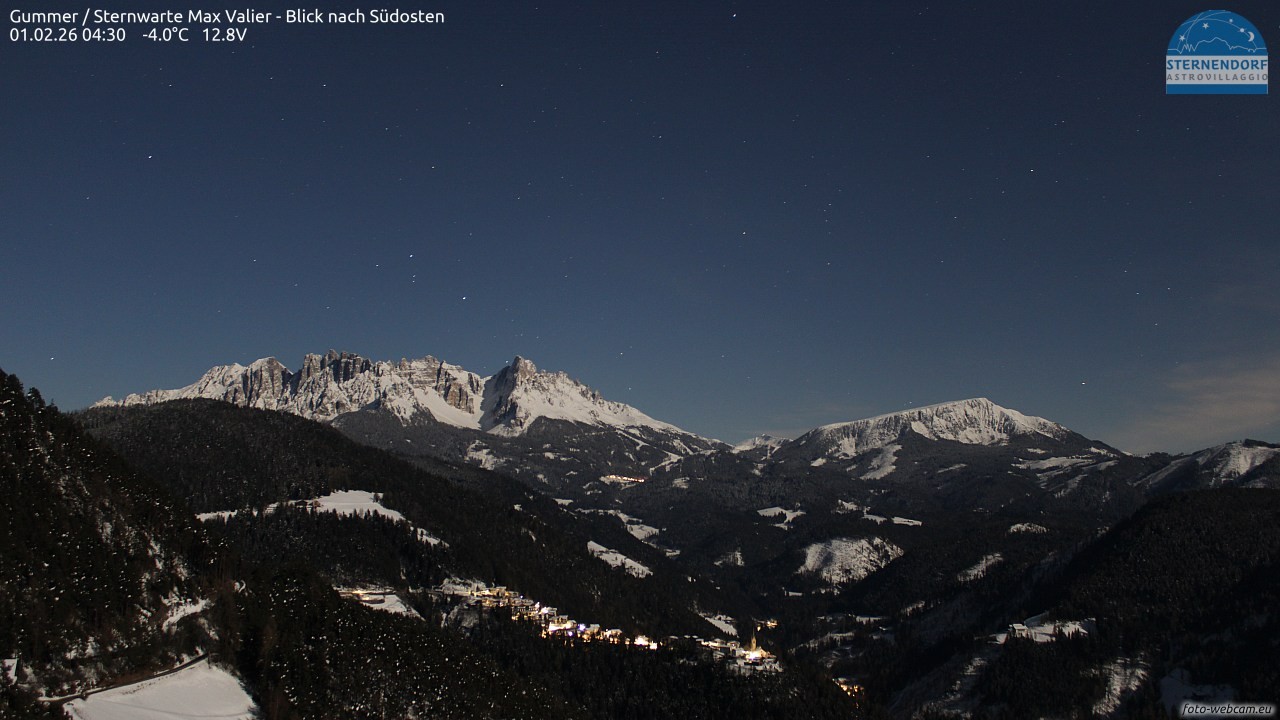 Archiv Foto Webcam Gummer - Sternwarte Max Valier