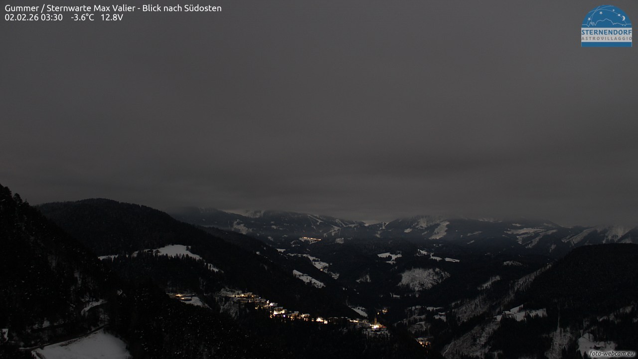 Archiv Foto Webcam Gummer - Sternwarte Max Valier