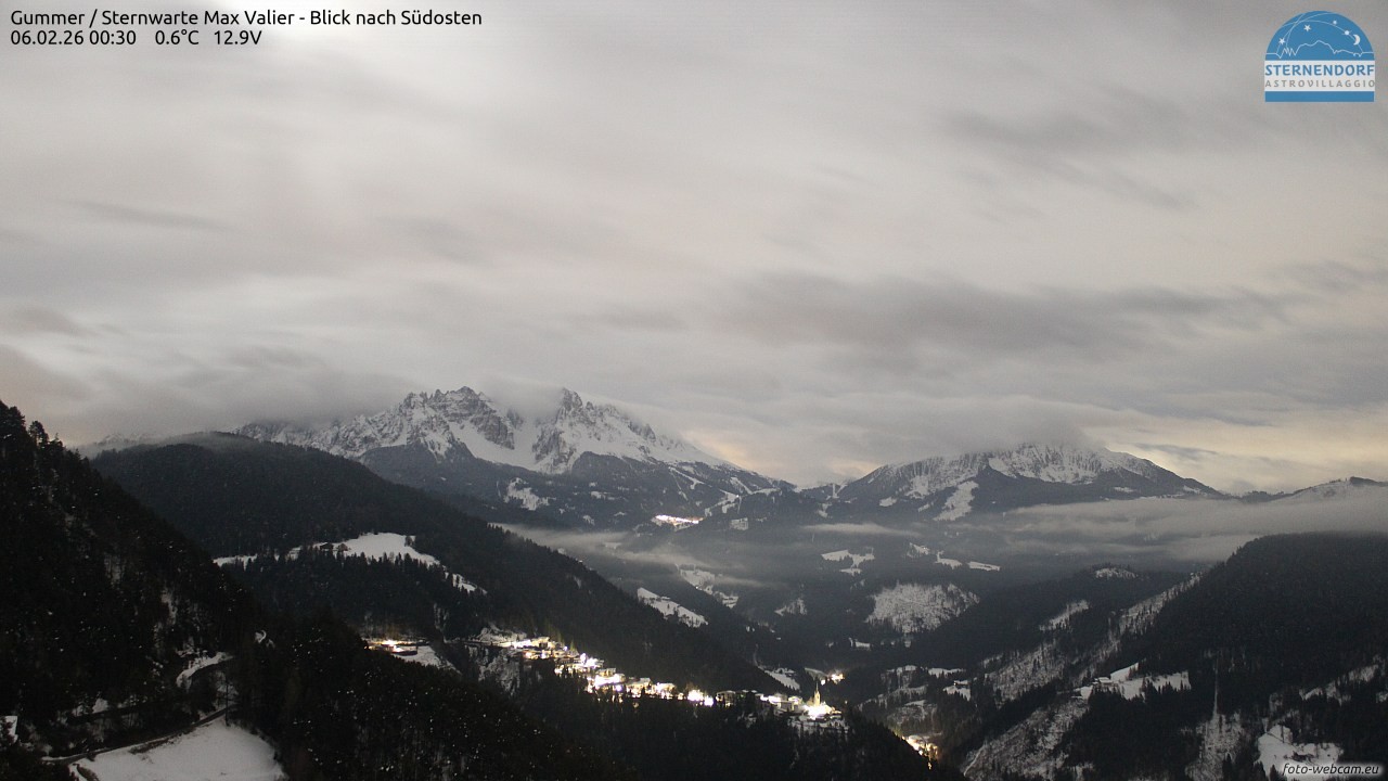 Archiv Foto Webcam Gummer - Sternwarte Max Valier