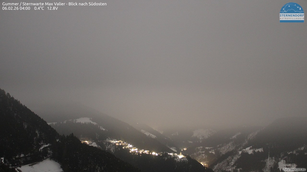 Archiv Foto Webcam Gummer - Sternwarte Max Valier