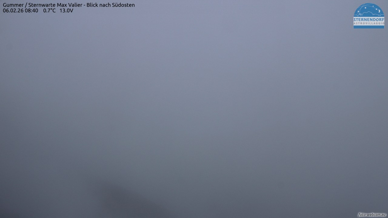 Archiv Foto Webcam Gummer - Sternwarte Max Valier