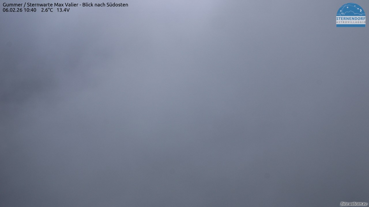 Archiv Foto Webcam Gummer - Sternwarte Max Valier