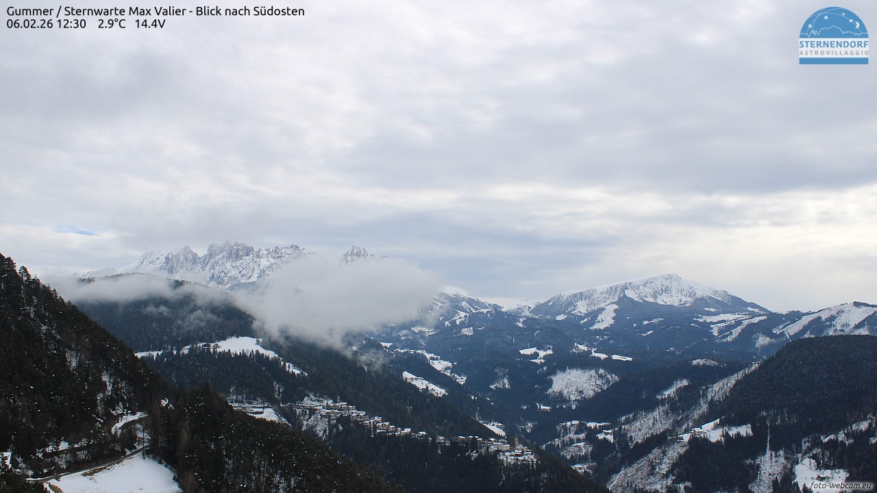 Archiv Foto Webcam Gummer - Sternwarte Max Valier