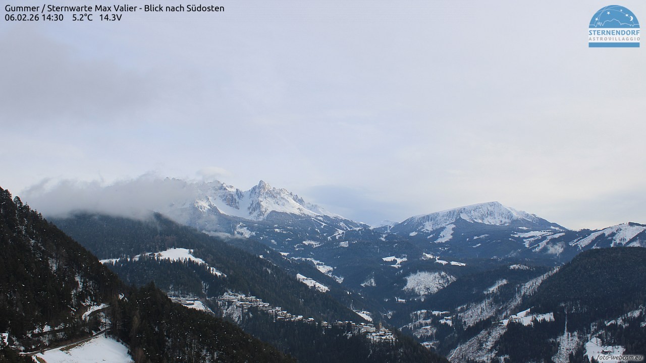 Archiv Foto Webcam Gummer - Sternwarte Max Valier