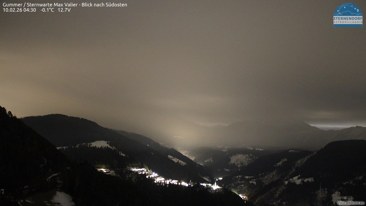 Archiv Foto Webcam Gummer - Sternwarte Max Valier