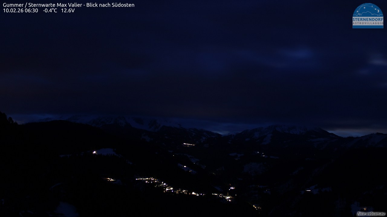 Archiv Foto Webcam Gummer - Sternwarte Max Valier