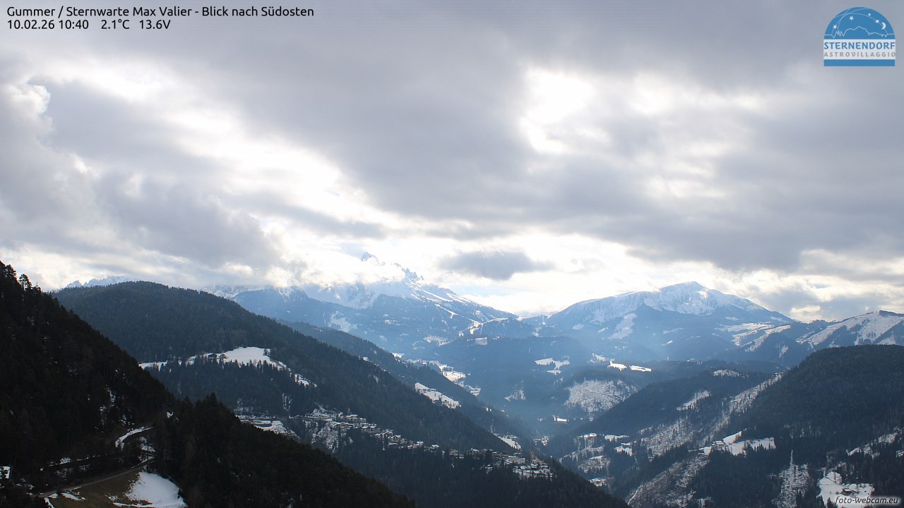 Archiv Foto Webcam Gummer - Sternwarte Max Valier