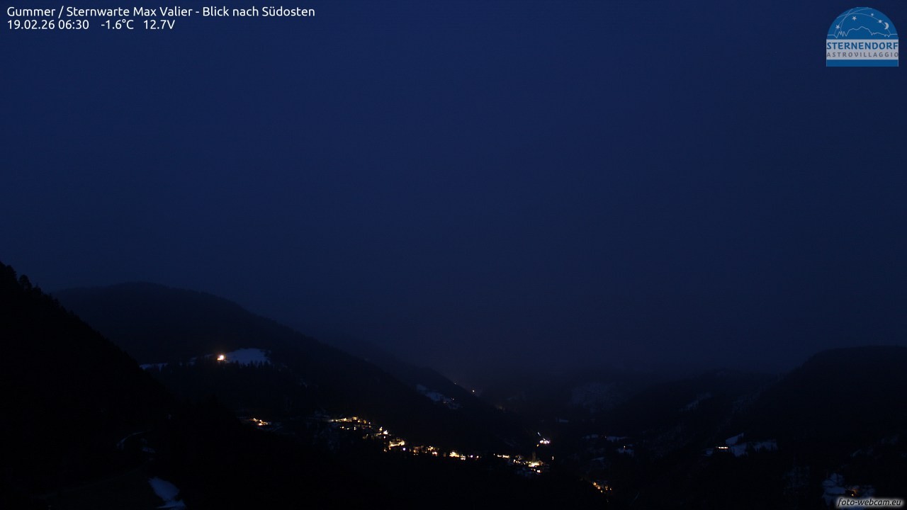 Archived image Webcam Gummer - View to Southeast