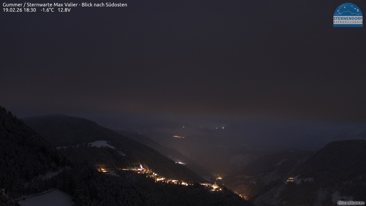 Archived image Webcam Gummer - View to Southeast