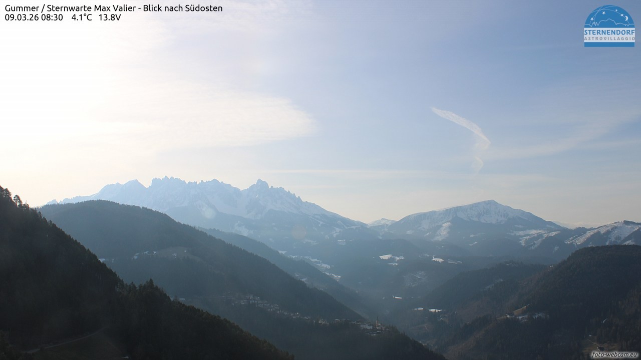 Archived image Webcam Gummer - View to Southeast