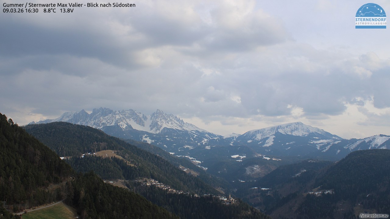 Archived image Webcam Gummer - View to Southeast