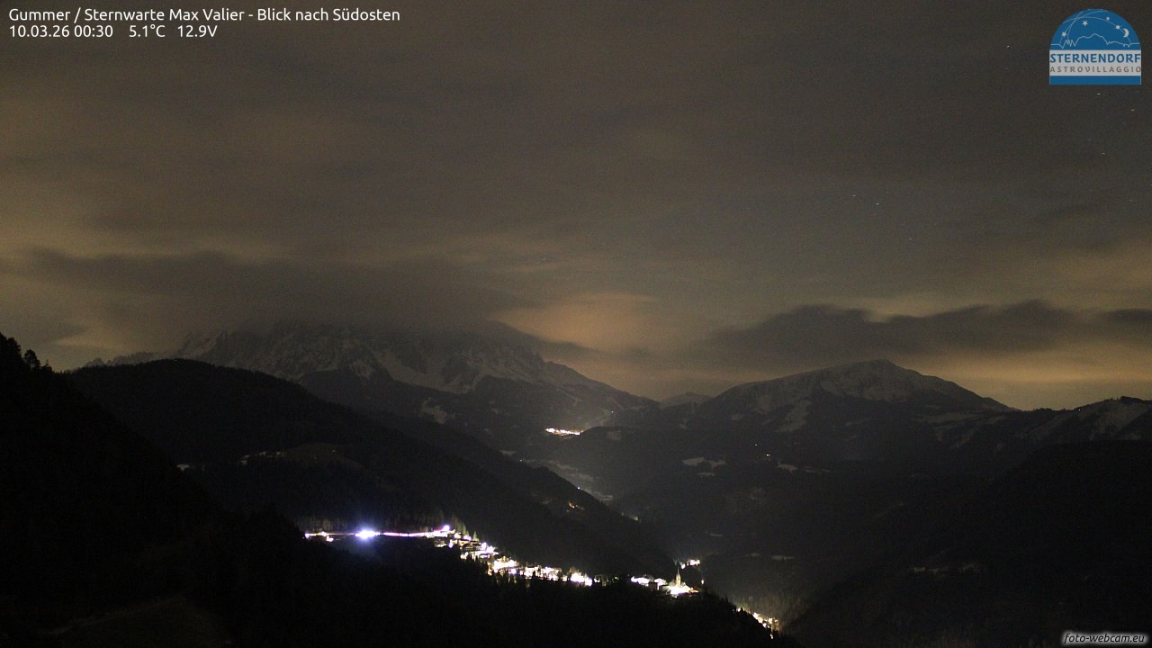 Archiv Foto Webcam Gummer - Sternwarte Max Valier