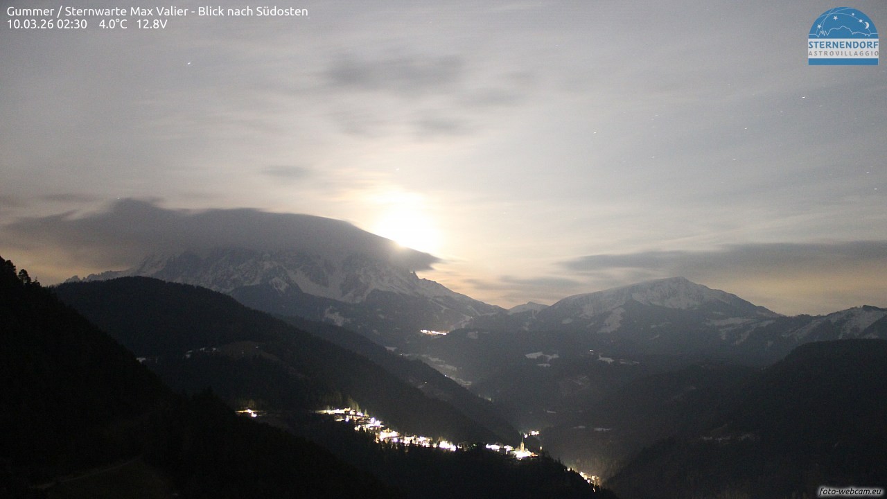 Archiv Foto Webcam Gummer - Sternwarte Max Valier