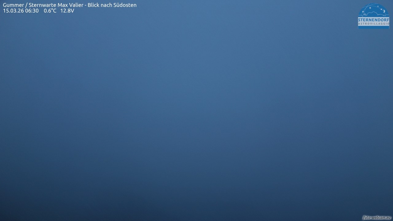 Archiv Foto Webcam Gummer - Sternwarte Max Valier