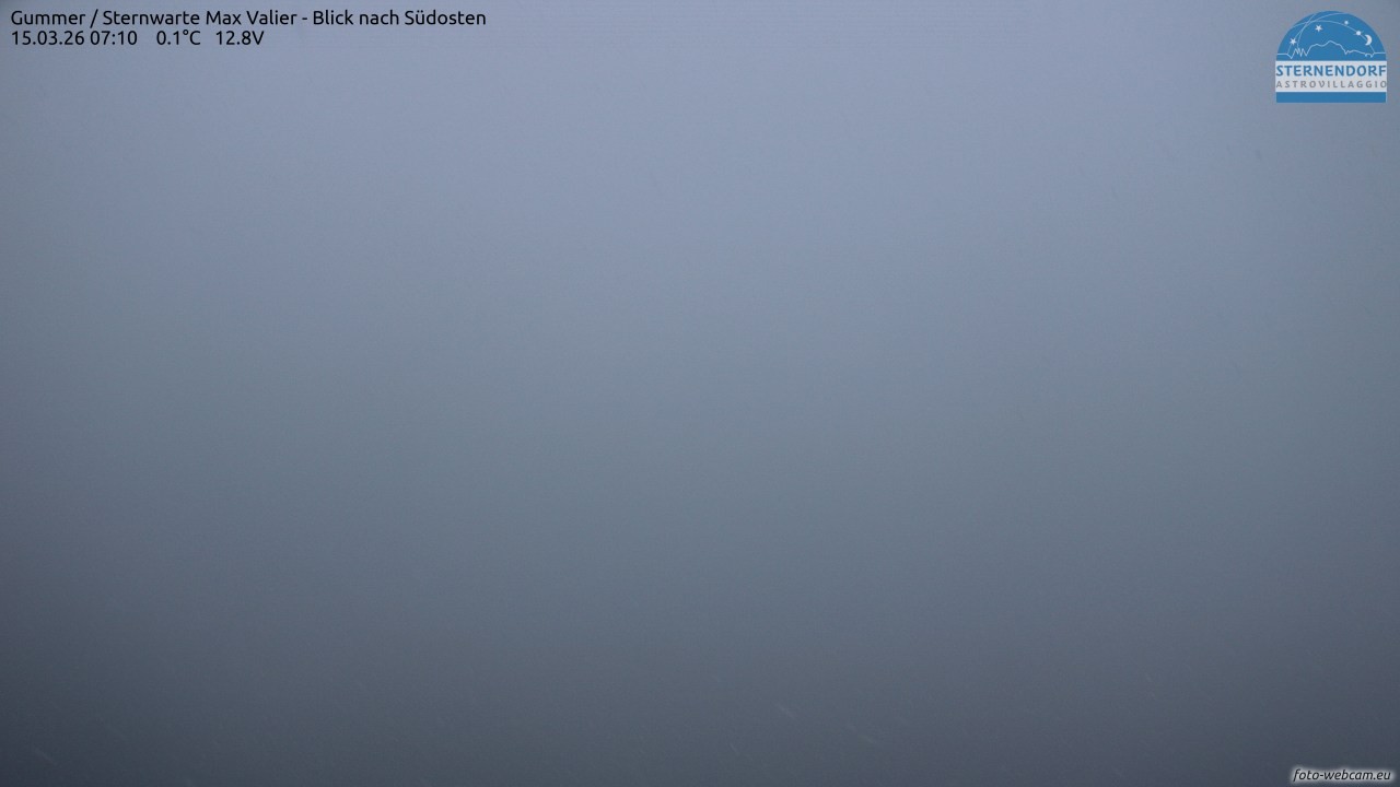 Archiv Foto Webcam Gummer - Sternwarte Max Valier