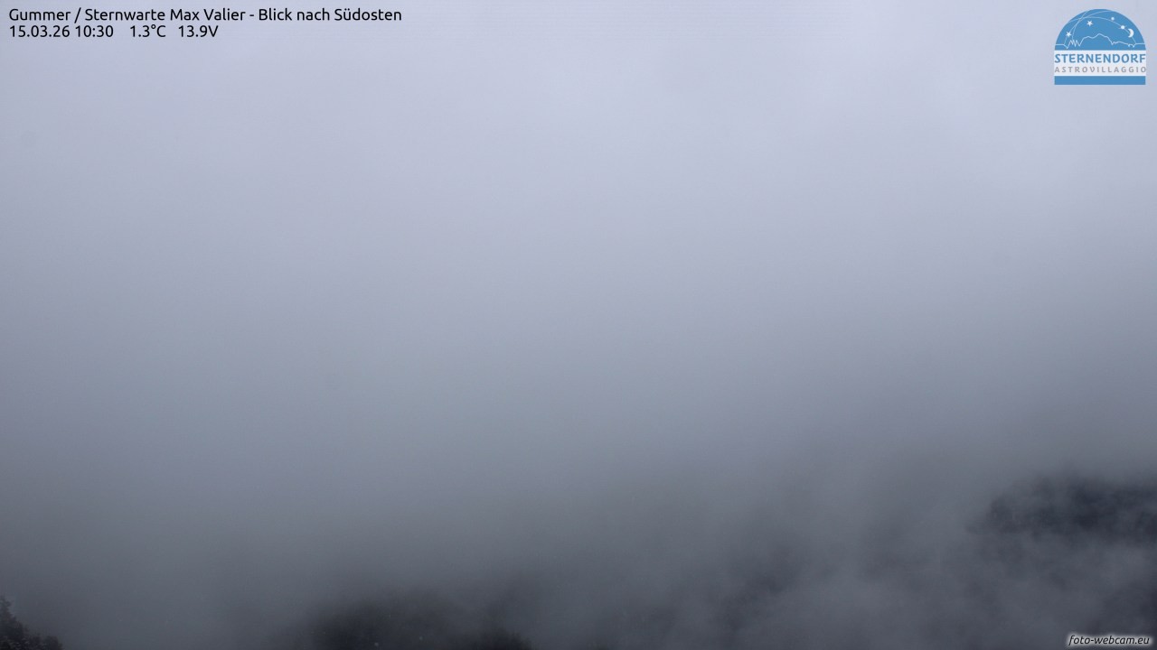 Archiv Foto Webcam Gummer - Sternwarte Max Valier