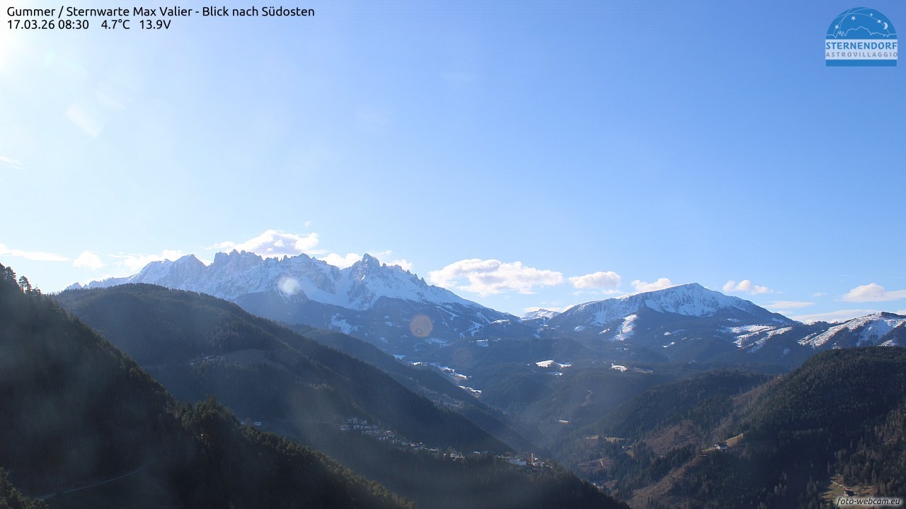 Archiv Foto Webcam Gummer - Sternwarte Max Valier