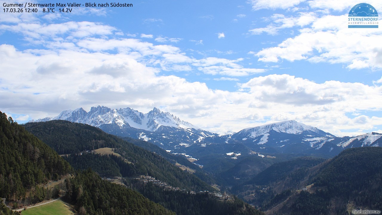 Archiv Foto Webcam Gummer - Sternwarte Max Valier