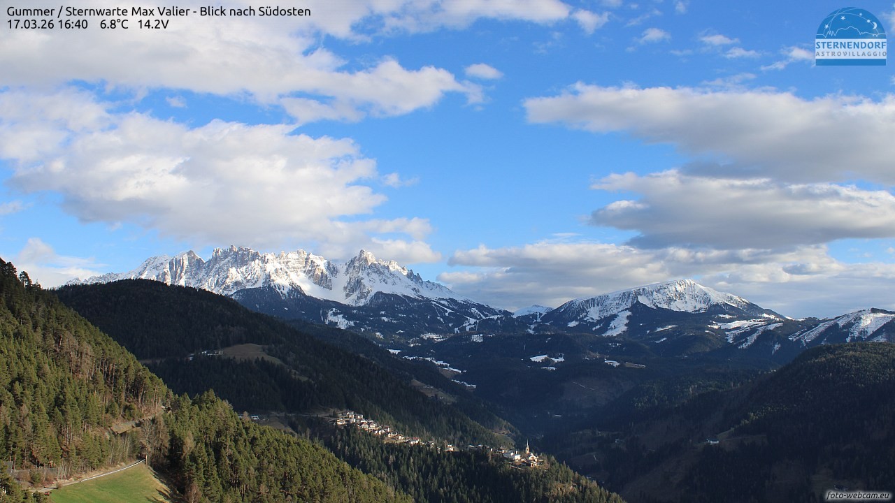 Archiv Foto Webcam Gummer - Sternwarte Max Valier