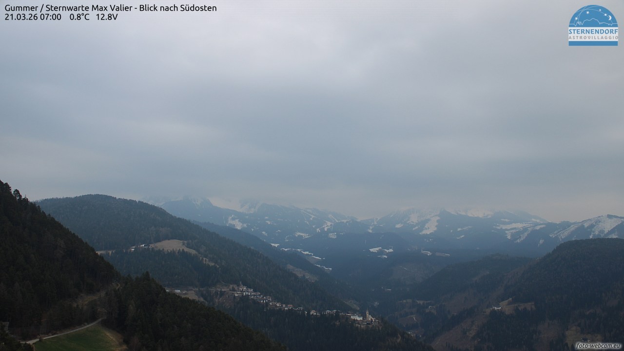 Archived image Webcam Gummer - View to Southeast