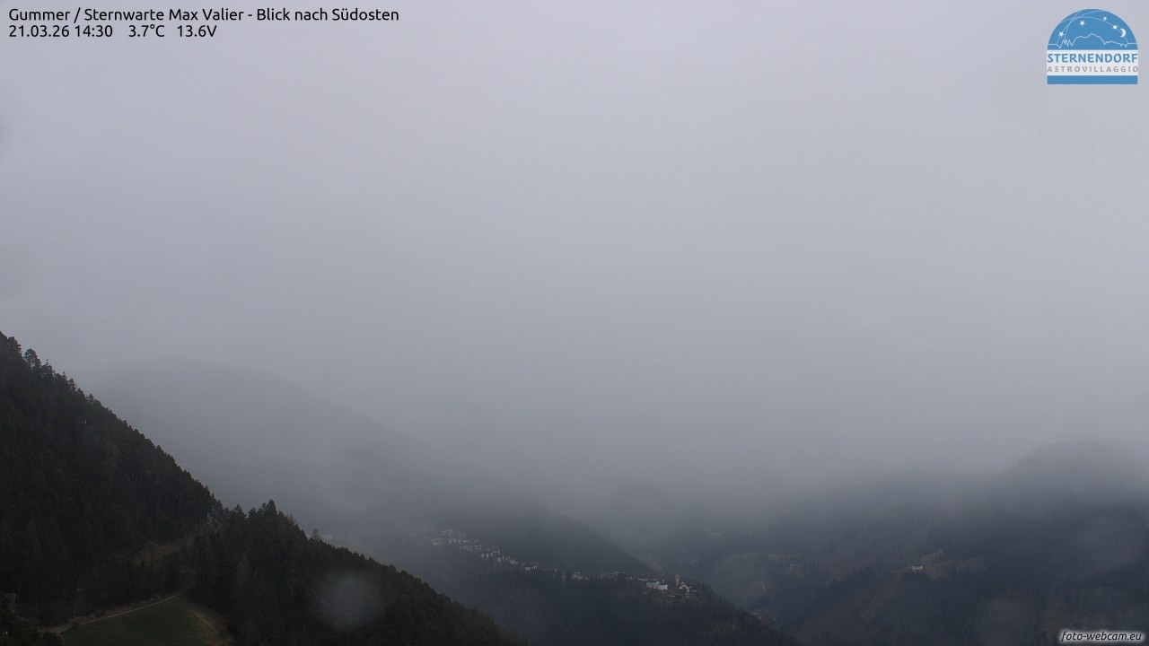 Archived image Webcam Gummer - View to Southeast