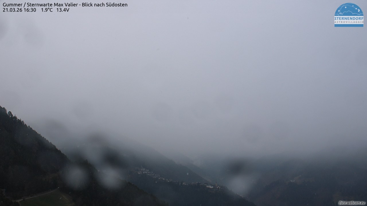 Archived image Webcam Gummer - View to Southeast