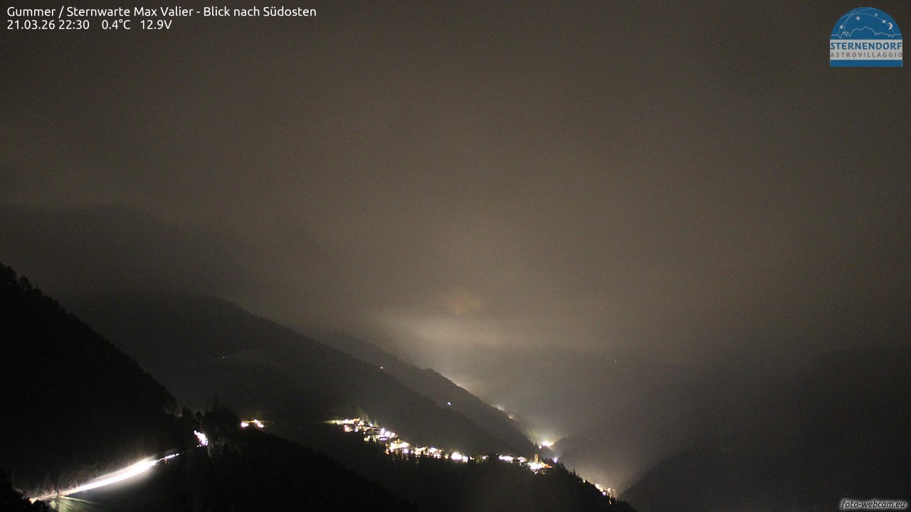 Archived image Webcam Gummer - View to Southeast