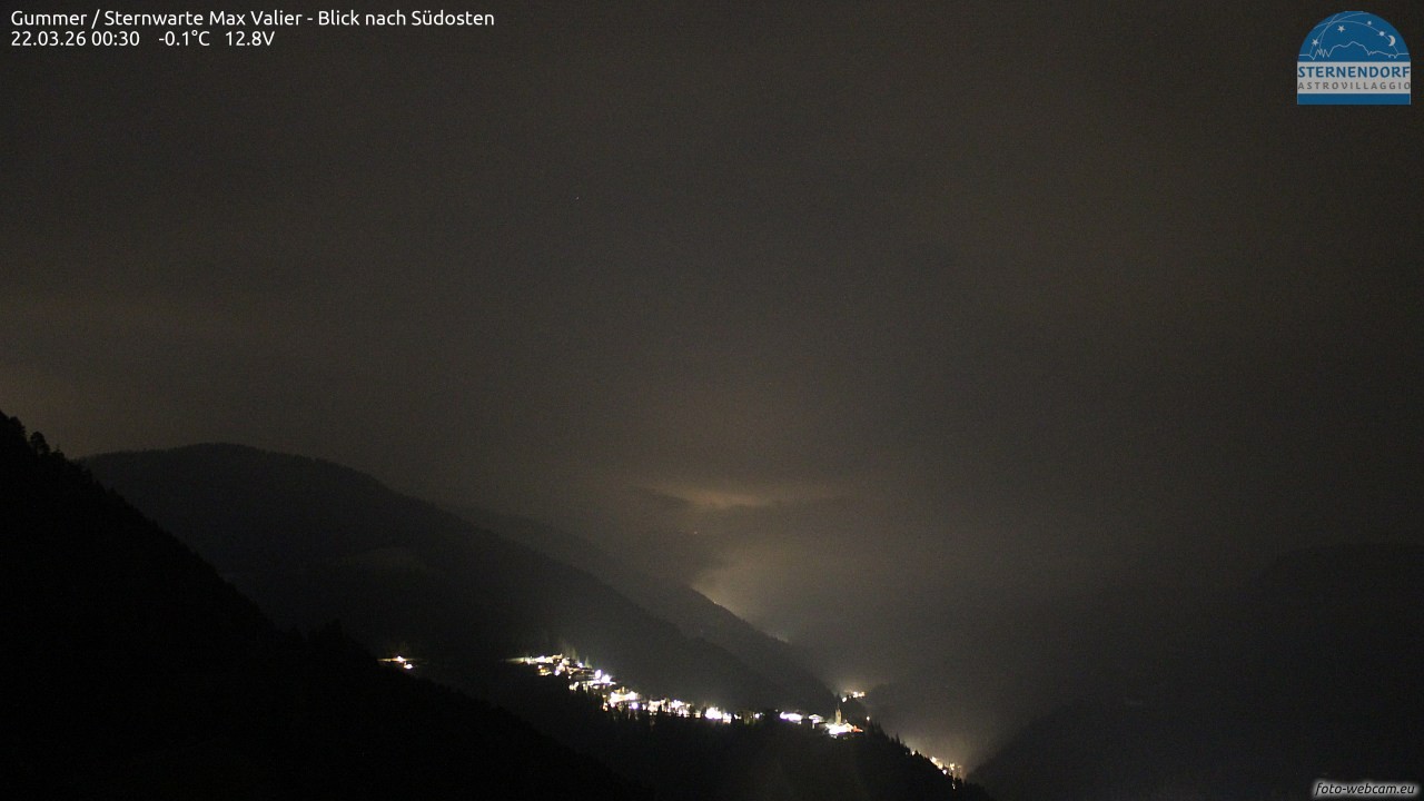 Archiv Foto Webcam Gummer - Sternwarte Max Valier