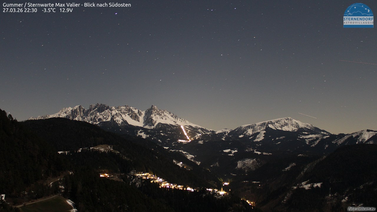 Archiv Foto Webcam Gummer - Sternwarte Max Valier