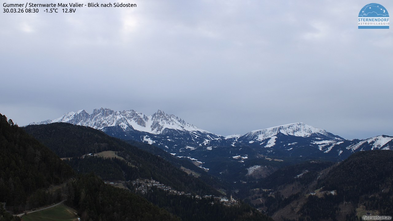 Archiv Foto Webcam Gummer - Sternwarte Max Valier