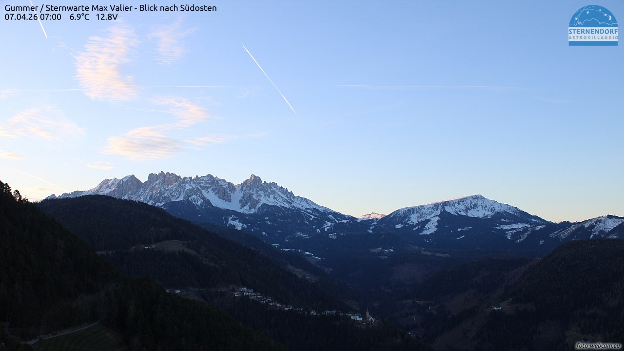 Archived image Webcam Gummer - View to Southeast