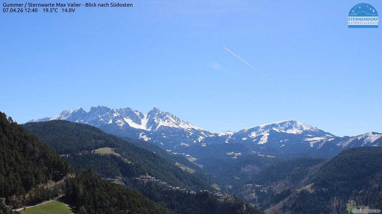 Archiv Foto Webcam Gummer - Sternwarte Max Valier