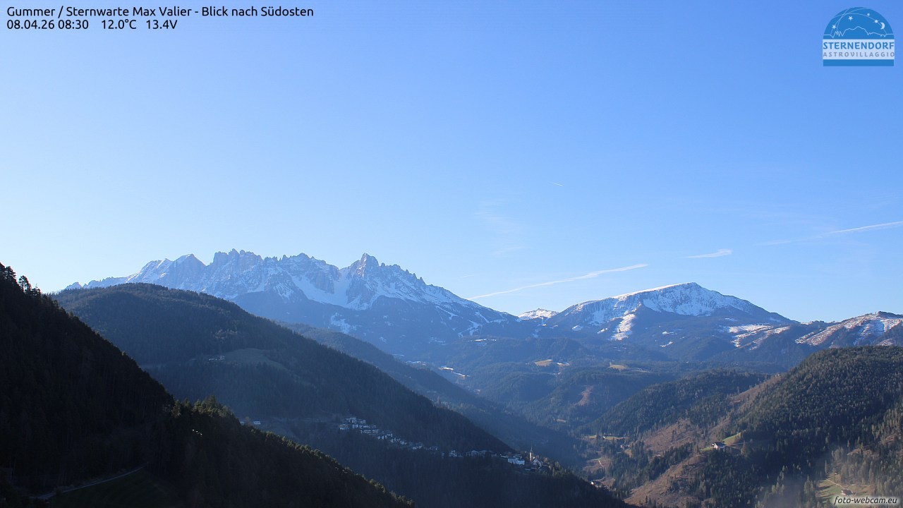 Archiv Foto Webcam Gummer - Sternwarte Max Valier