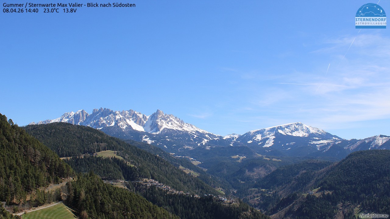 Archiv Foto Webcam Gummer - Sternwarte Max Valier