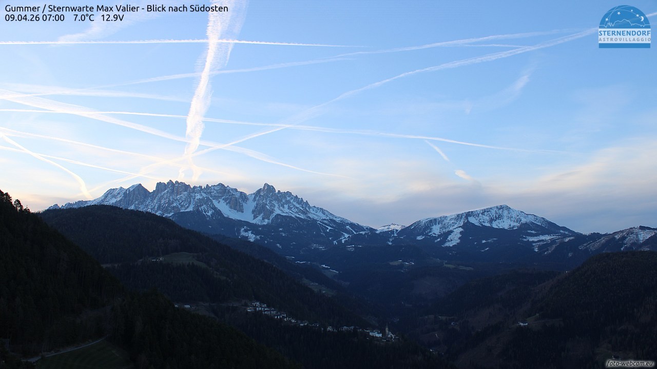 Archived image Webcam Gummer - View to Southeast