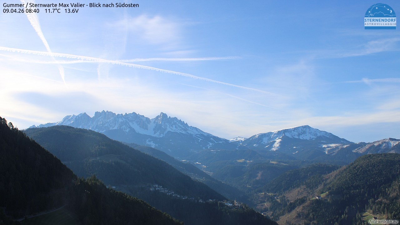 Archived image Webcam Gummer - View to Southeast