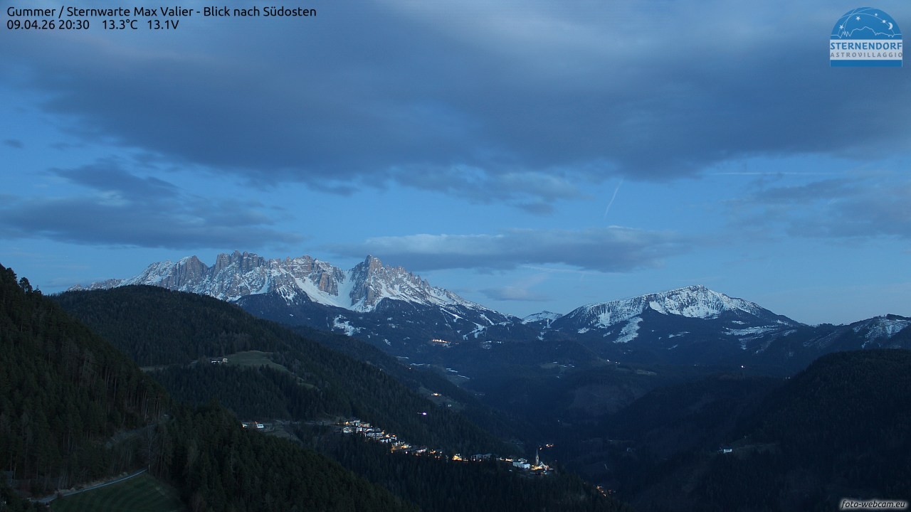 Archived image Webcam Gummer - View to Southeast