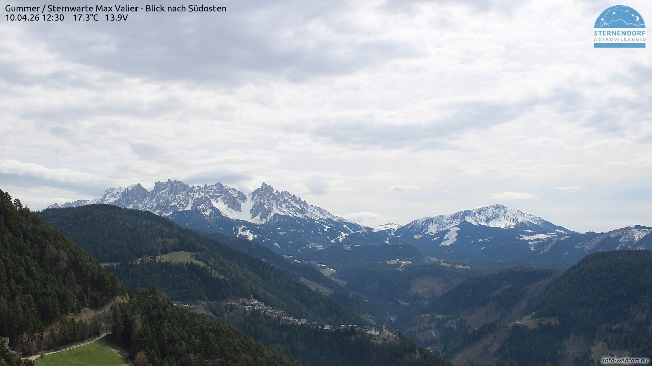 Archiv Foto Webcam Gummer - Sternwarte Max Valier
