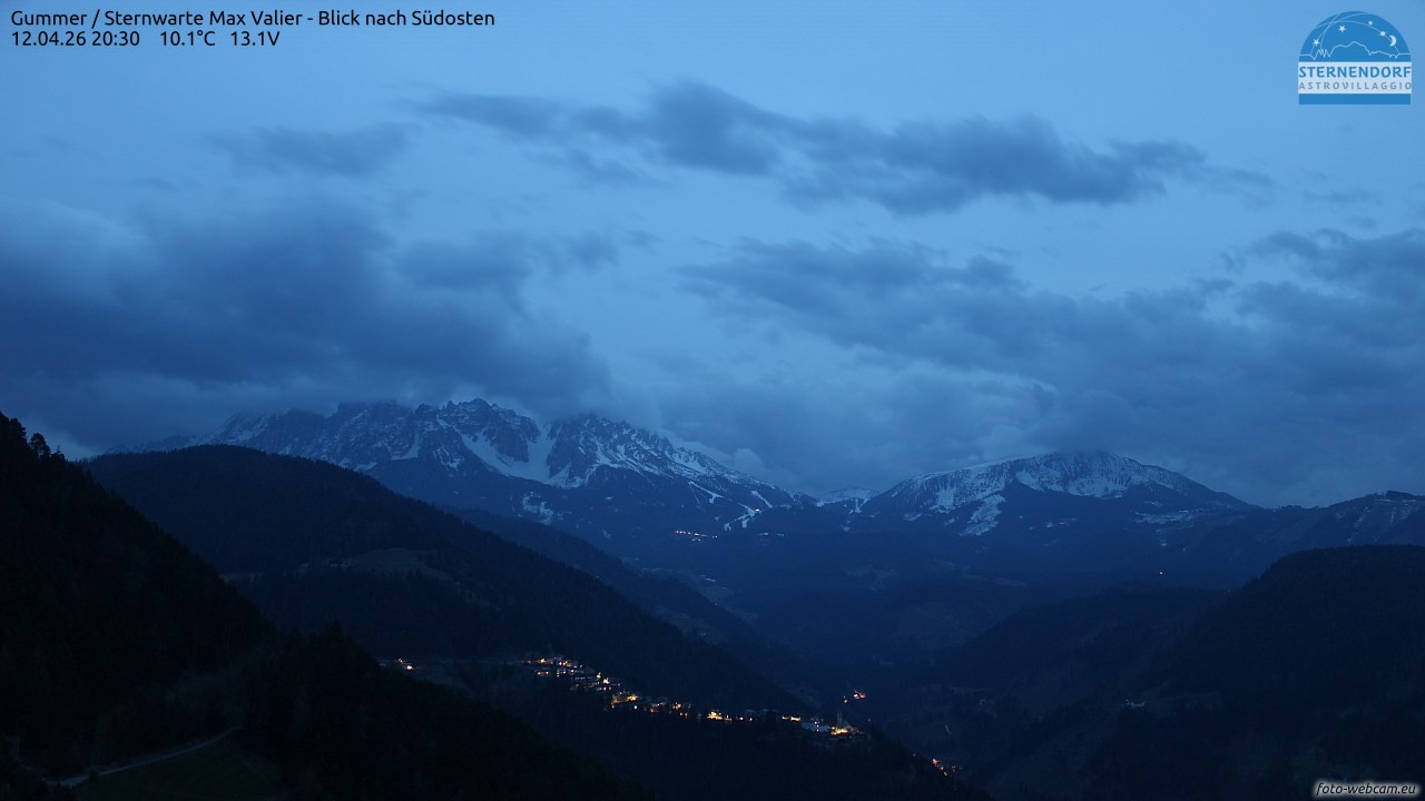 Archived image Webcam Gummer - View to Southeast