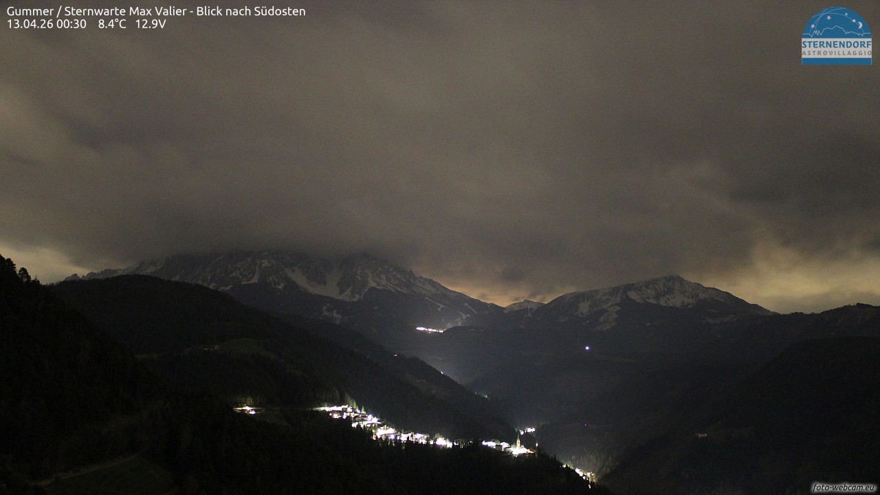 Archived image Webcam Gummer - View to Southeast