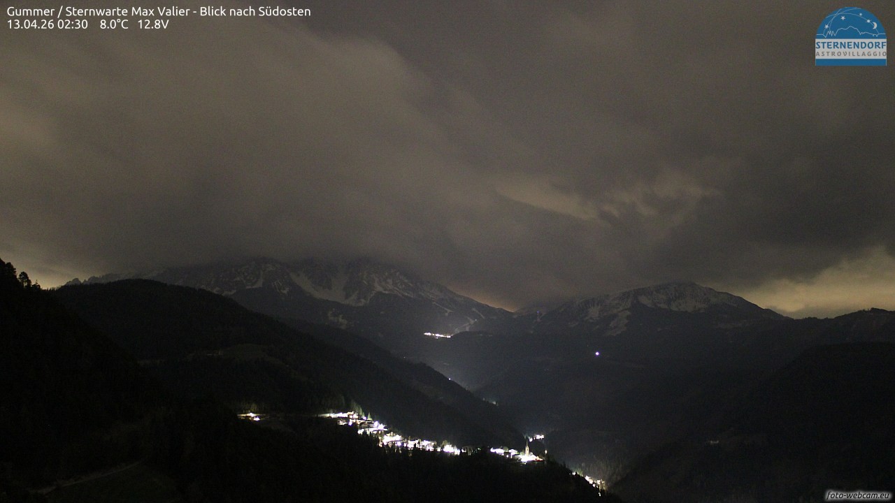 Archived image Webcam Gummer - View to Southeast