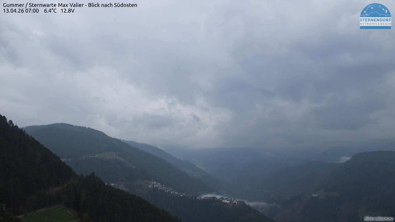 Archiv Foto Webcam Gummer - Sternwarte Max Valier