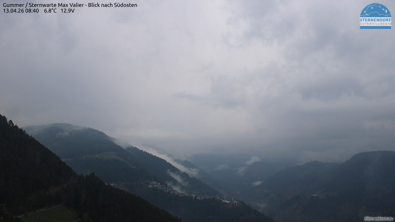 Archived image Webcam Gummer - View to Southeast