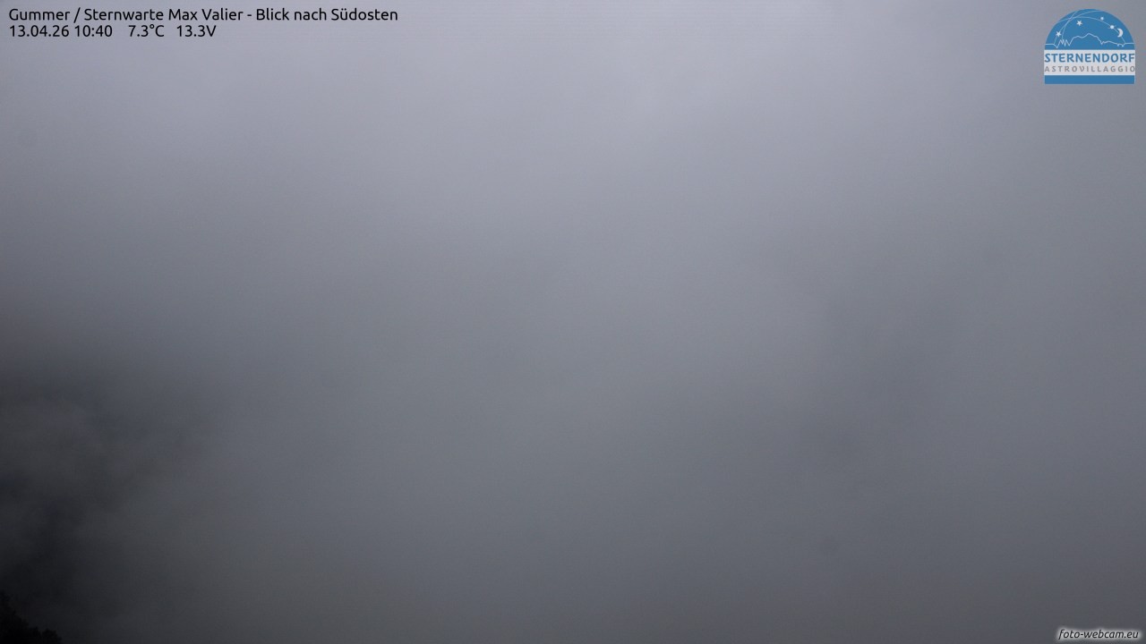 Archiv Foto Webcam Gummer - Sternwarte Max Valier