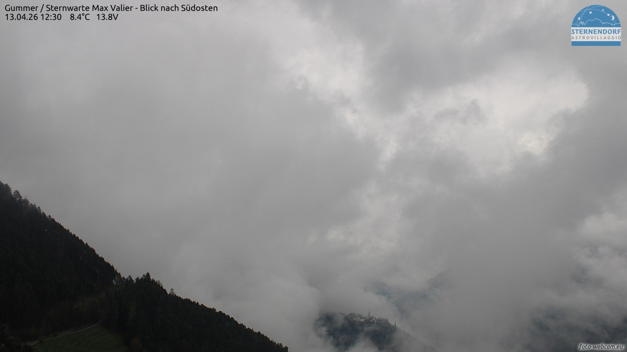 Archived image Webcam Gummer - View to Southeast