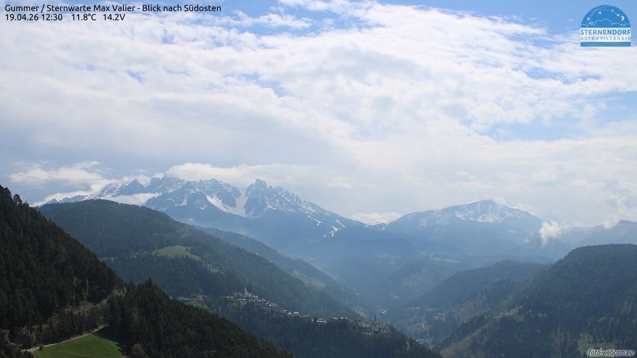 Archiv Foto Webcam Gummer - Sternwarte Max Valier